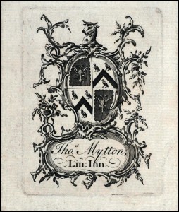 Blackstone bookplate border