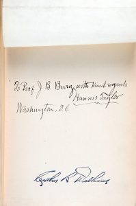 Taylor to Bury signature page, Science of Jurisprudence