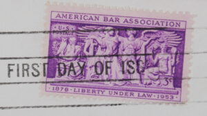 Photograph of stamp detail.