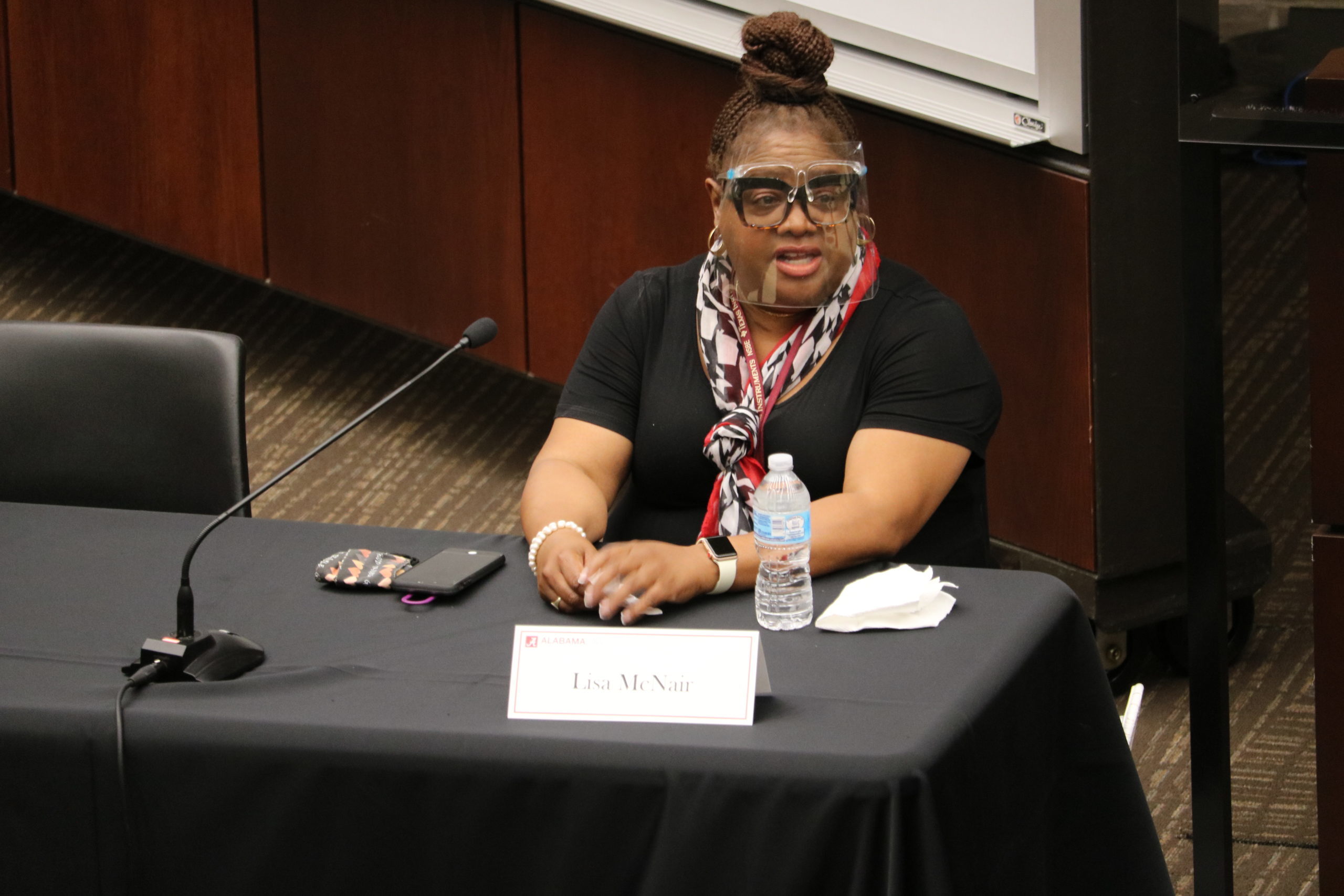 Lisa McNair speaks at Diversity Panel at Alabama Law