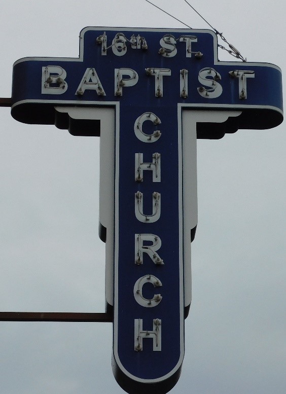 16 Street Baptist Church Sign