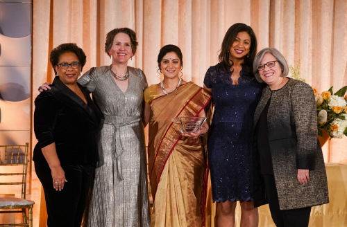 A group of women at the WWCDA awards gala